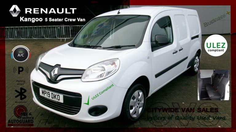 2019 Renault Kangoo LL21 ENERGY 1.5dCi 90ps Business+ 5 Seater Crew Van [Euro 6] Crew Van Diesel ...