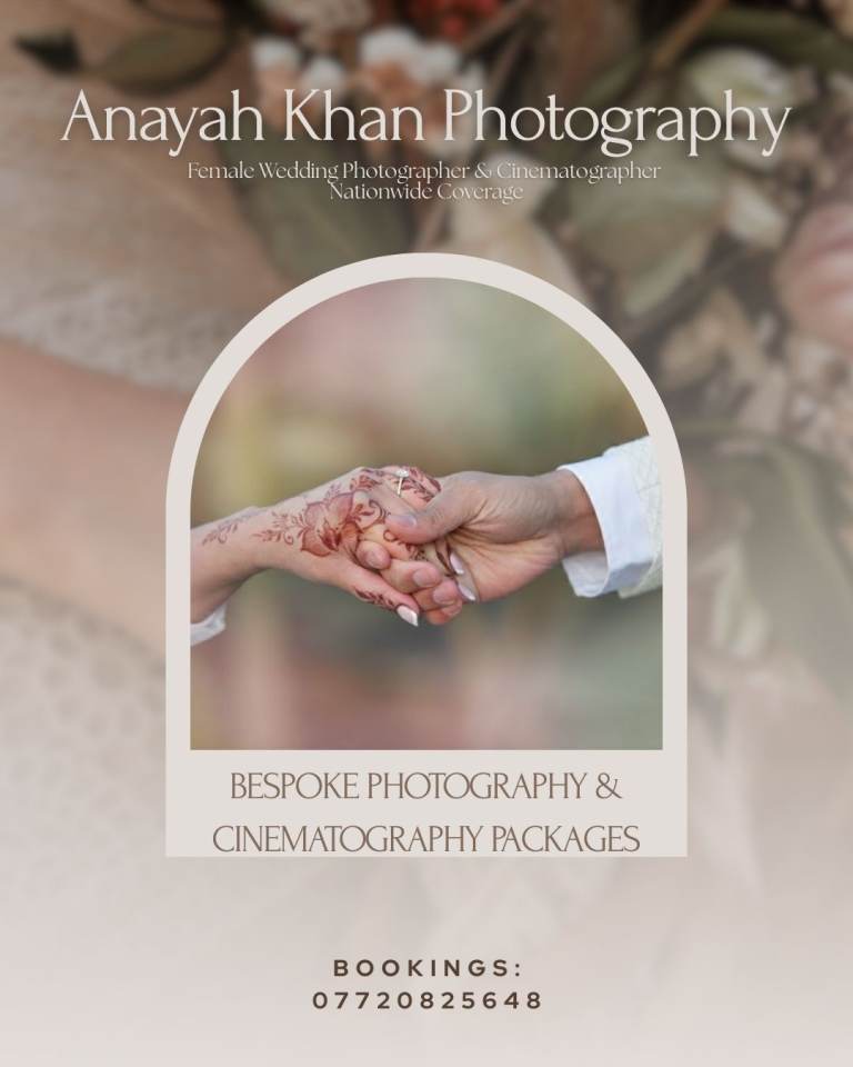Asian Female Wedding Photographer in Luton milton keynes , Slough , London Videographer Pakistani