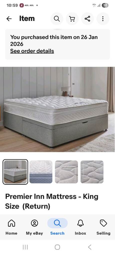 Premierinn kingsize matress