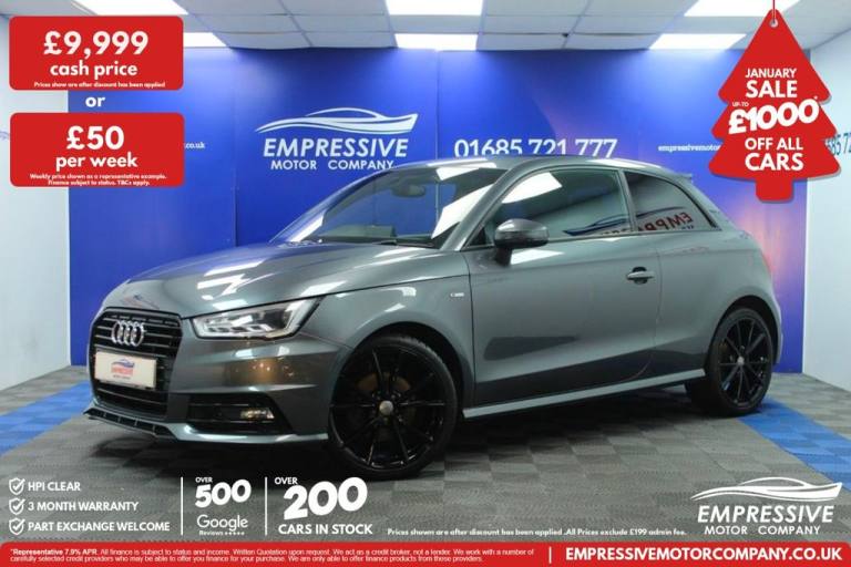 2018 18 AUDI A1 1.4 TFSI BLACK EDITION HATCHBACK 3DR PETROL MANUAL EURO 6 (S/S) 