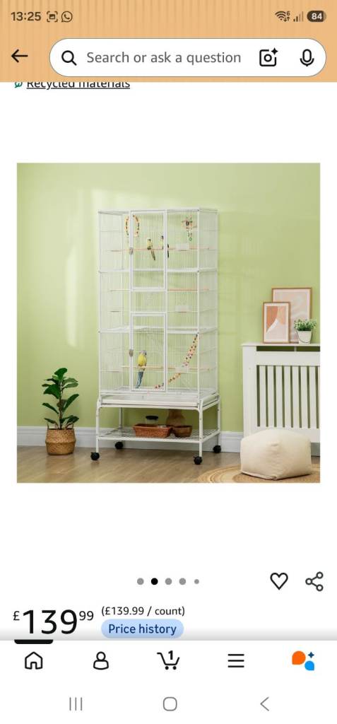 Large bird cage