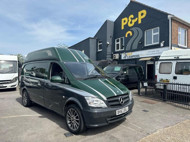 Mercedes-Benz Vito 2 berth (136 bhp) high top camper  DIESEL MANUAL 2013/63