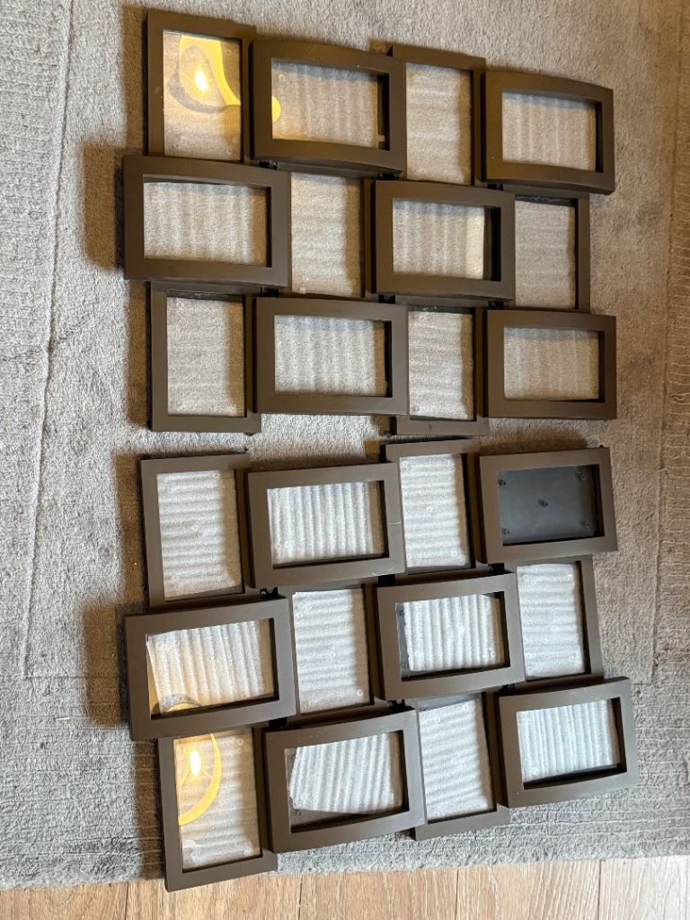 FREE 2 x 12 Photo Frames 6x4 Dark Brown 