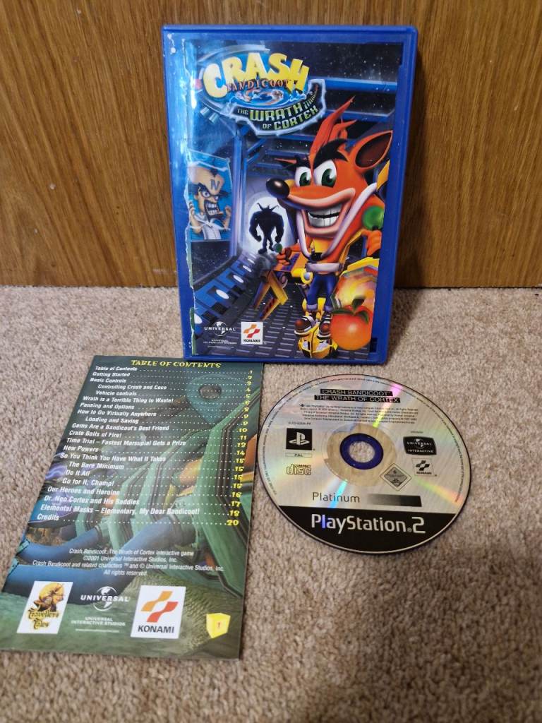 Crash bandicoot wrath of the vortex ps2