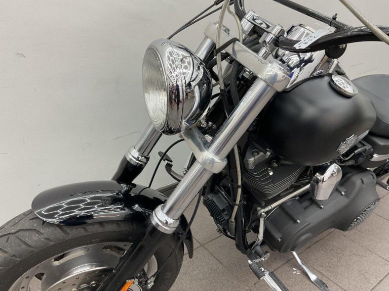 HARLEY-DAVIDSON DYNA FXDF FAT BOB BLACK 2008 08 REG 14,698 MILES, 1584CC