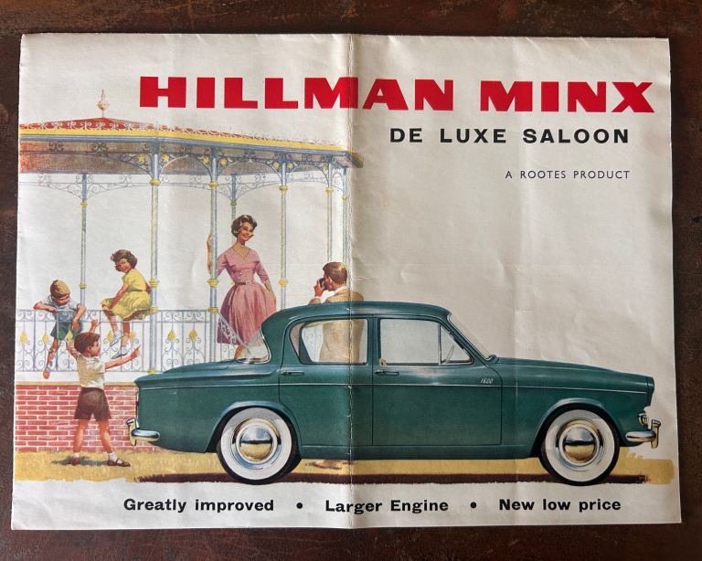 1960s Hillman Minx Dealer Brochure