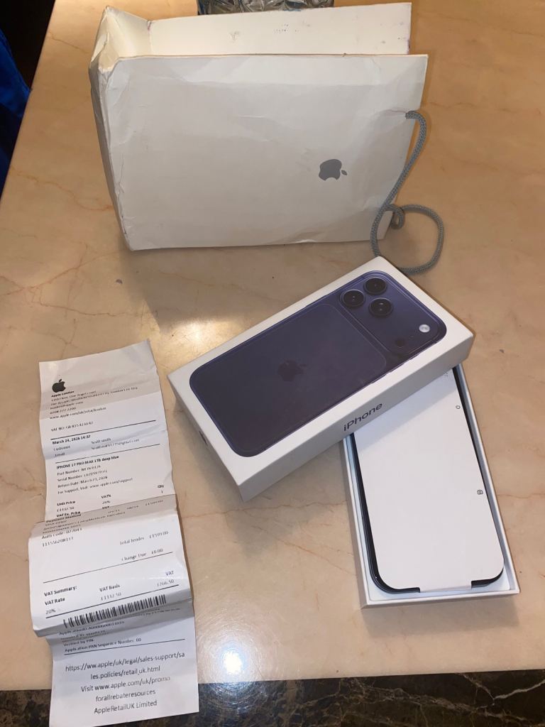 Apple iPhone 17 Pro Max Blue 1Tb 