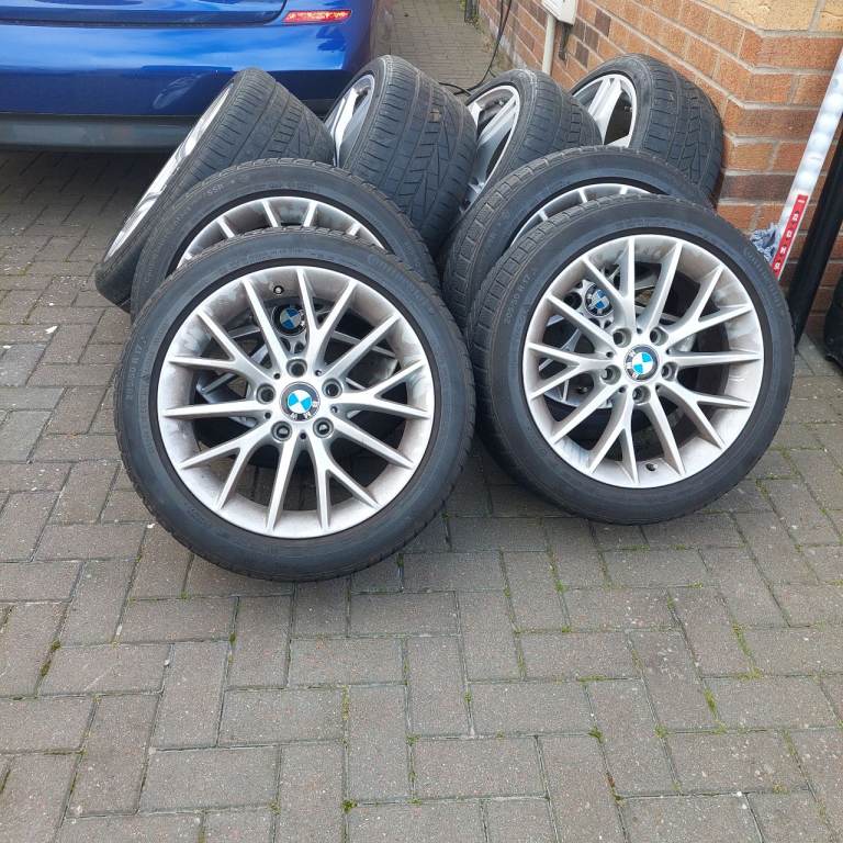 BMW style 380 alloy wheels winter tyres