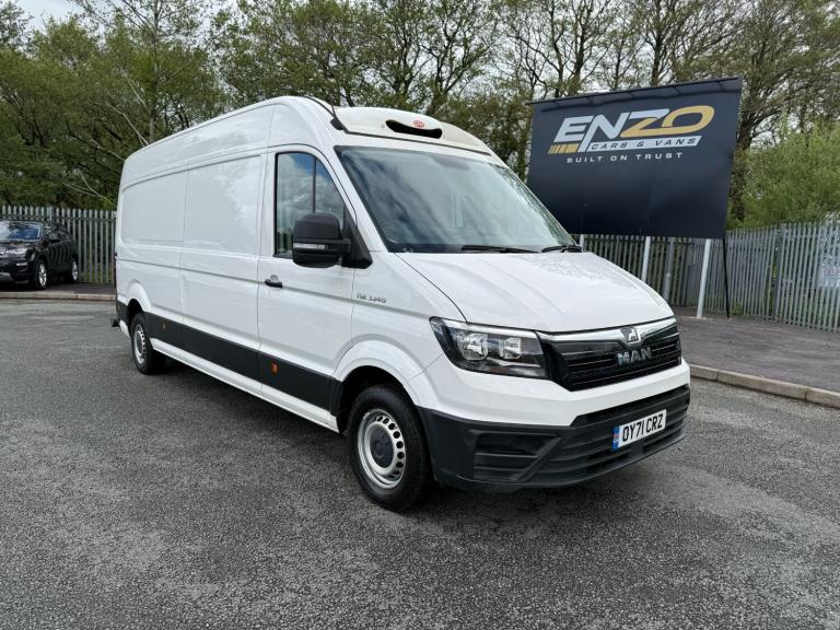 2021 71 REG MAN TGE 3.140 2.0 DIESEL MANUAL LWB REFRIDGERATED VAN ULEZ COMPLIANT