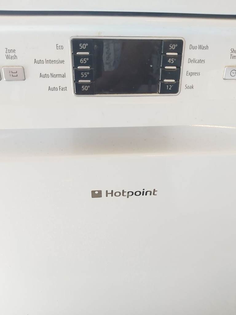 Hotpoint white full size dishwasher free delivery