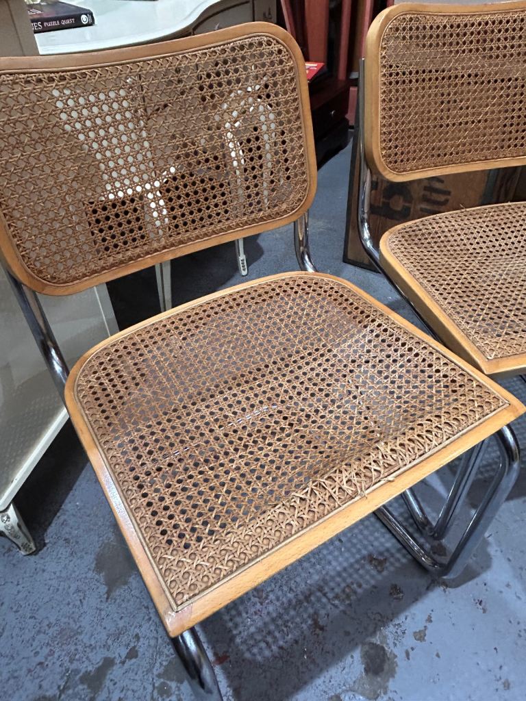 Two Marcel Breuer Cesca Chairs £100 Each