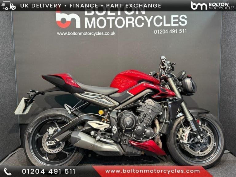 Triumph Street Triple 765 RS Motorcycle Red