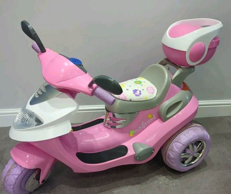 Outdoor girls motorbike 