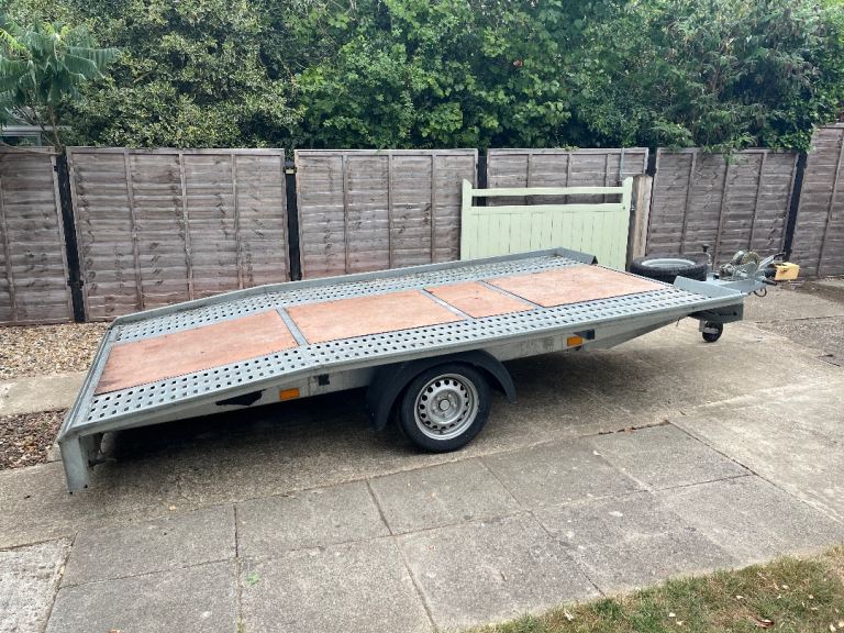 Car transporter trailer braked single axle 1500kg