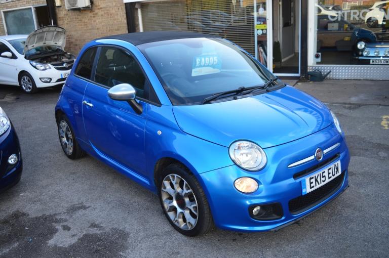 2015 Fiat 500c 1.2 S Convertible 2dr Petrol Manual Euro 6 (s/s) (69 bhp)