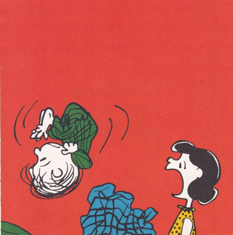 09. A Rare Original Print of LUCY LINDUS VAN PLAT - SNOOPY / PEANUTS