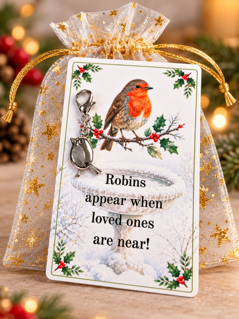 Robin Pocket Hug Memorial Gift | Bereavement Sympathy Thinking of You Christmas Stocking Filler