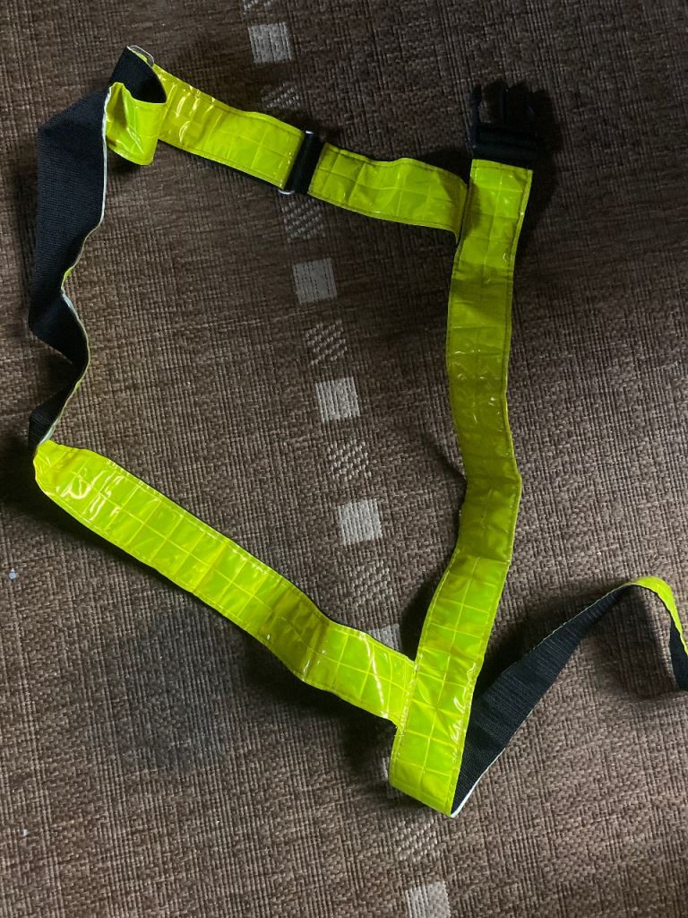 Motorbike reflective belt/ band.
