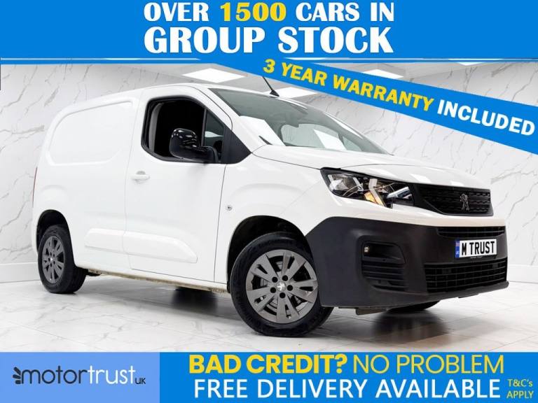 2022 Peugeot Partner 1.5 BlueHDi 1000 Asphalt Premium Standard Panel Van 5dr Diesel EAT8 SWB Eur ...