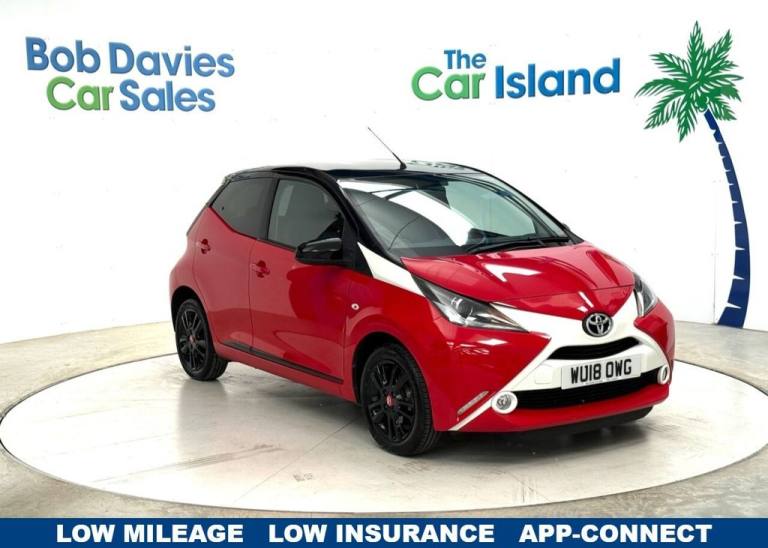 2018 18 TOYOTA AYGO 1.0 VVT-I X-CITE 4 RED BI-TONE HATCHBACK 5DR PETROL MANUAL E