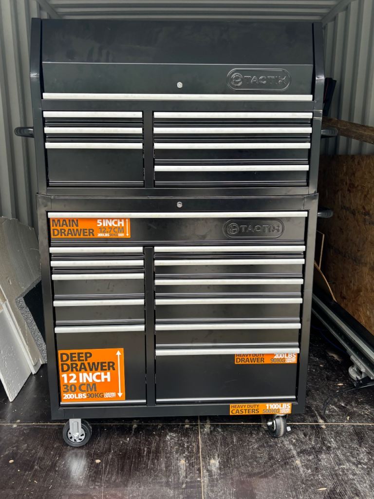 Tactix Tool Chest. 42” wide. 5’ 7” high 