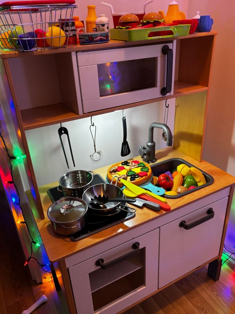 IKEA toy kitchen, play food and accessories