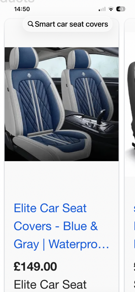 Smart car seat covers