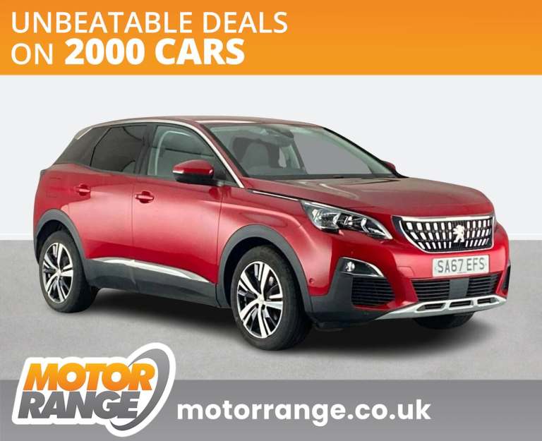 2017 Peugeot 3008 1.2 PureTech Allure 5dr HATCHBACK PETROL Manual