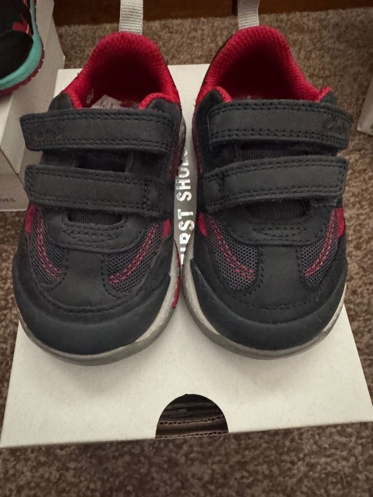 Clark’s baby boy walkers 2 pairs 