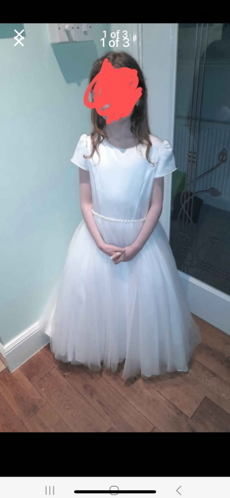 Girl’s communion dress
