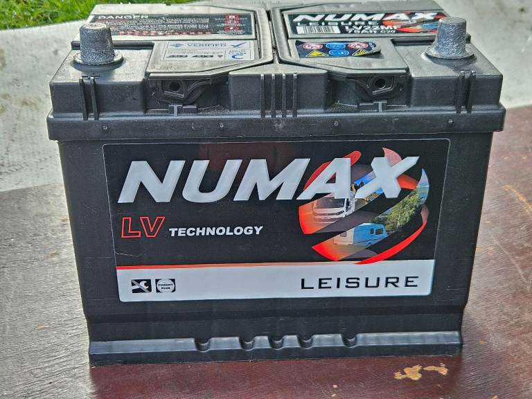 Numax 75Ah 12 Volt leisure battery type LV22MF