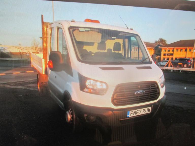 2017 Ford Transit 2.0 TDCi 130ps L3 DOUBLE CAB TIPPER (TOOLCAB) NO VAT ULEZ COMPLY (DUE IN) Tippe...