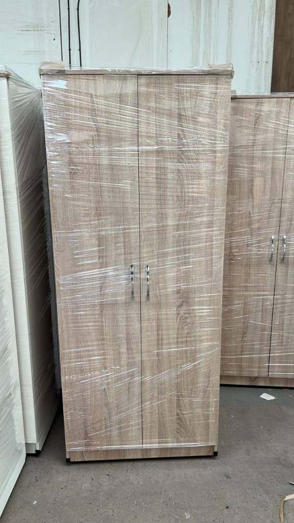 Simple 2 door wardrobe are available Fully Assembled