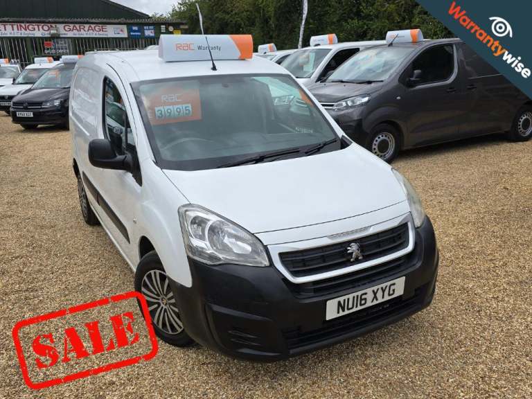 2016 Peugeot Partner 1.6 HDi 850 S L1 4dr Panel Van Diesel Manual