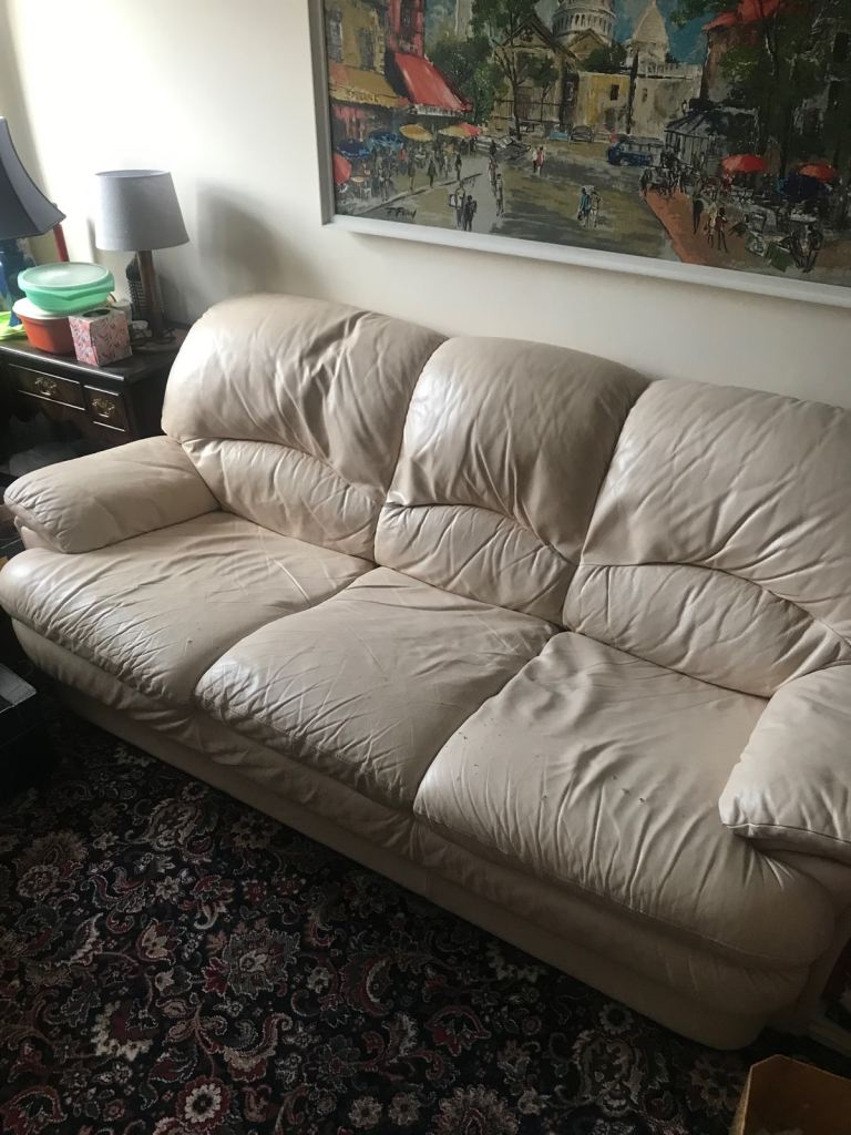 Leather Sofa free if can collect 