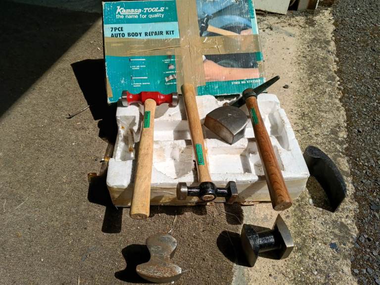 Kamsa-TOOLS 7 PCE Auto Body Repair Kit – Good Condition