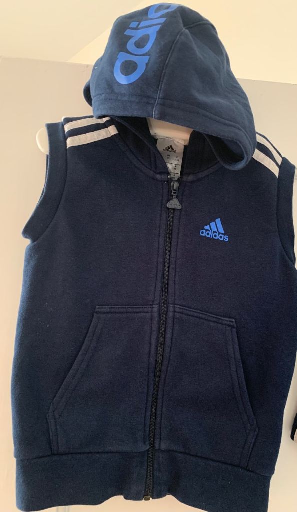 Boys Adidas Hooded Top Age 2-3 years