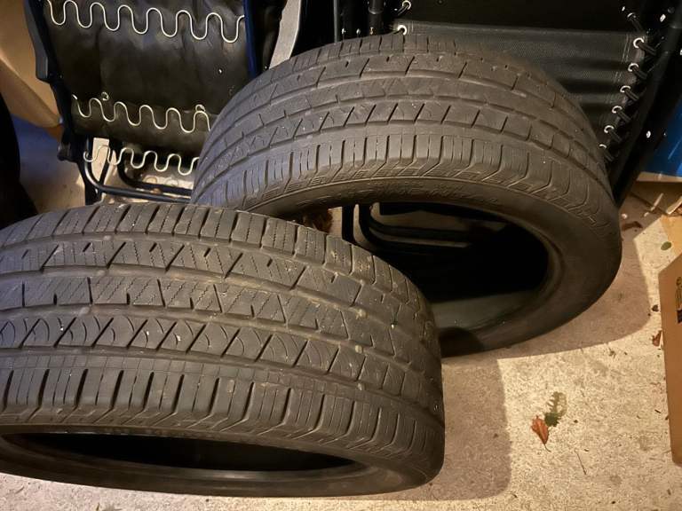 2 Nearly New Winter Tyres 