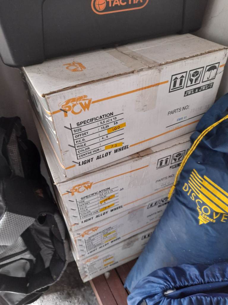 BRAND NEW PWC Light Alloy Wheel rims x 4.