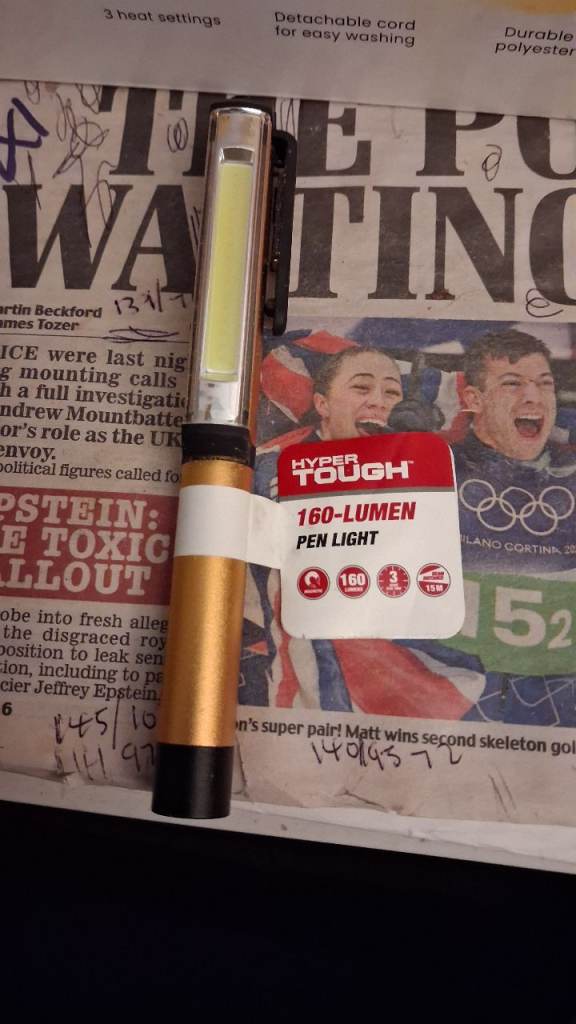 BRAND NEW Hyper Tough 160-Lumen Pen Light 