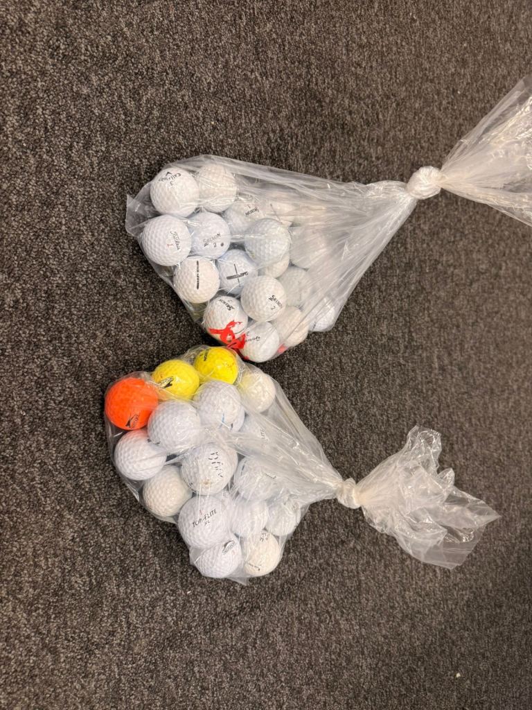 Cheap selection of golf balls