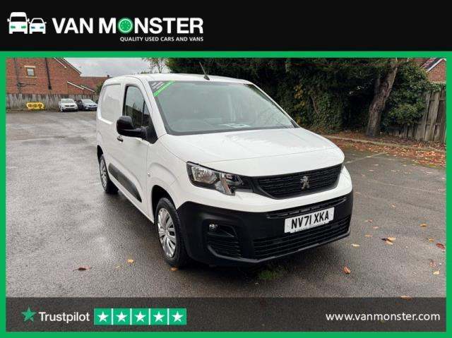 2022 Peugeot Partner 1000 1.5 BlueHDi 100 Professional Prem Van [6 Spd] PANEL VAN DIESEL Manual