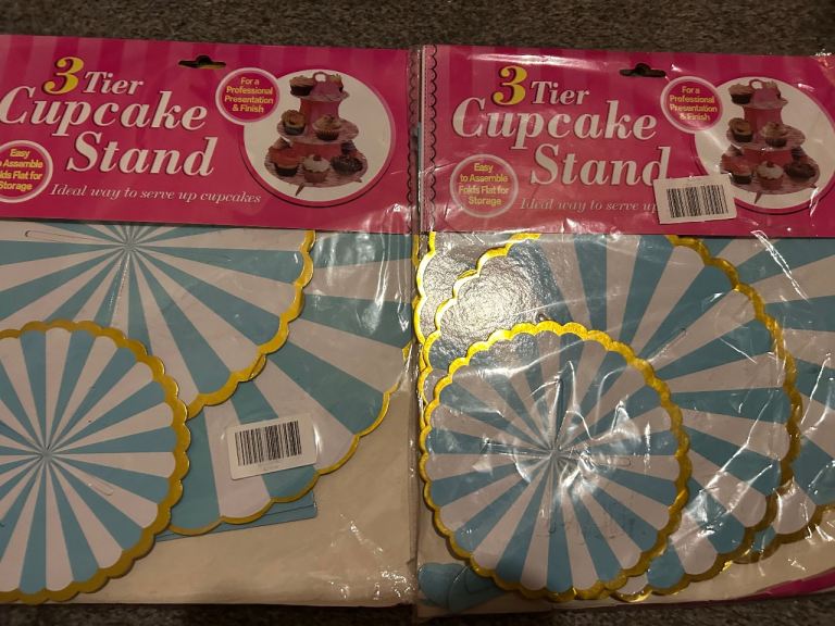 2 x 3 Tier Cupcake Stands 