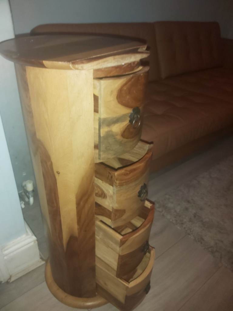 Genuine wooden bedside drawer