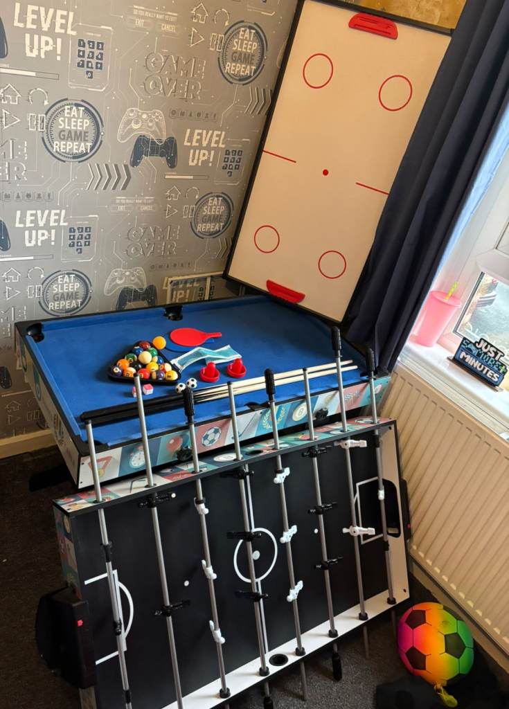 Kids 4in1 games table