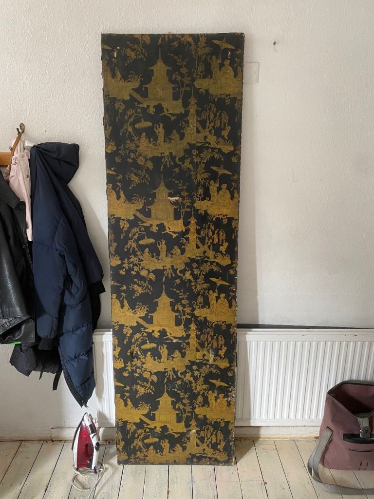 Antique chinoiserie panel