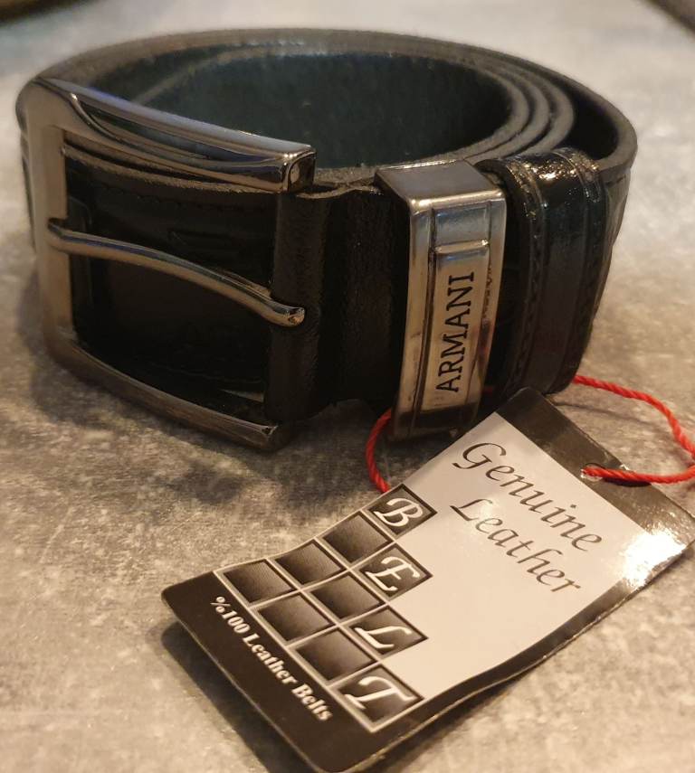 Genuine Leather Armani Belt