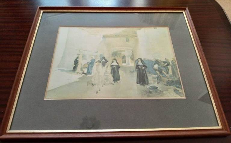 William Russell Flint: Nuns in the Market.