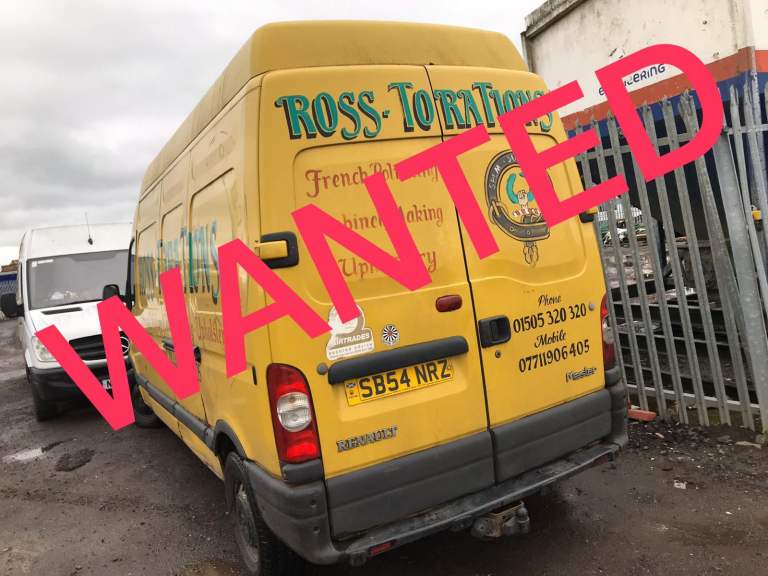 Vauxhall movano wanted for export 