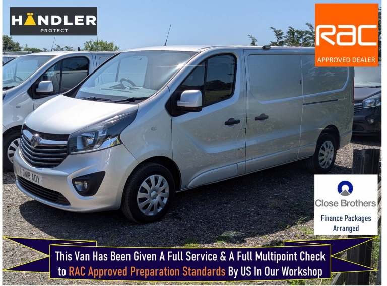 2018 Vauxhall Vivaro 2900 1.6CDTI 120PS Sportive H1 Van PANEL VAN Diesel Manual